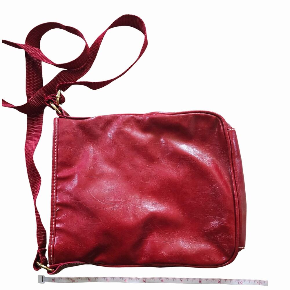 Vintage Baby Phat Red Mini Faux Leather Crossbody Purse Y2K Bag - Picture 10 of 11